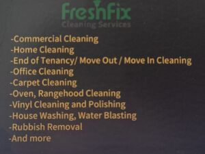 List of services provided