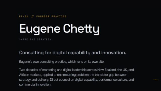 Kraft Digital – Eugene Chetty